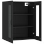 vidaXL Armario de pared colgante negro 69,5x34x90 cm vidaXL Armario de pared colgante negro 69,5x34x90 cm