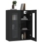 vidaXL Armario de pared colgante negro 69,5x34x90 cm vidaXL Armario de pared colgante negro 69,5x34x90 cm