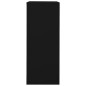 vidaXL Armario de oficina de acero negro 90x40x102 cm