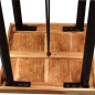 vidaXL Mesa de bar de madera maciza de acacia 60x60x107 cm vidaXL Mesa de bar de madera maciza de acacia 60x60x107 cm