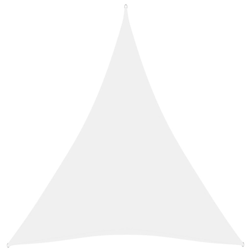 vidaXL Toldo de vela triangular tela Oxford blanco 4x5x5 m vidaXL Toldo de vela triangular tela Oxford blanco 4x5x5 m