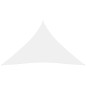 vidaXL Toldo de vela triangular tela Oxford blanco 4x5x5 m vidaXL Toldo de vela triangular tela Oxford blanco 4x5x5 m