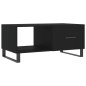 vidaXL Mesa de centro madera contrachapada negro 90x50x40 cm vidaXL Mesa de centro madera contrachapada negro 90x50x40 cm