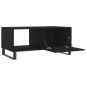 vidaXL Mesa de centro madera contrachapada negro 90x50x40 cm vidaXL Mesa de centro madera contrachapada negro 90x50x40 cm