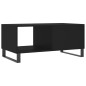 vidaXL Mesa de centro madera contrachapada negro 90x50x40 cm vidaXL Mesa de centro madera contrachapada negro 90x50x40 cm
