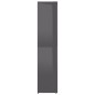 vidaXL Mueble zapatero contrachapada gris brillo 80x39x178 cm vidaXL Mueble zapatero contrachapada gris brillo 80x39x178 cm