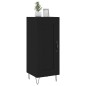 vidaXL Aparador de madera contrachapada negro 34,5x34x90 cm vidaXL Aparador de madera contrachapada negro 34,5x34x90 cm