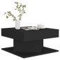 vidaXL Mesa de centro madera contrachapada negro 57x57x30 cm vidaXL Mesa de centro madera contrachapada negro 57x57x30 cm
