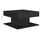 vidaXL Mesa de centro madera contrachapada negro 57x57x30 cm vidaXL Mesa de centro madera contrachapada negro 57x57x30 cm