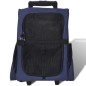 vidaXL Carrito trolley plegable multiusos para mascotas azul