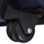 vidaXL Carrito trolley plegable multiusos para mascotas azul