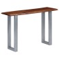 vidaXL Mesa consola 115x35x76 cm madera maciza de acacia y hierro vidaXL Mesa consola 115x35x76 cm madera maciza de acacia y hierro