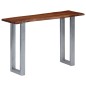 vidaXL Mesa consola 115x35x76 cm madera maciza de acacia y hierro vidaXL Mesa consola 115x35x76 cm madera maciza de acacia y hierro