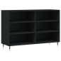 vidaXL Aparador de madera contrachapada negro 103,5x35x70 cm vidaXL Aparador de madera contrachapada negro 103,5x35x70 cm