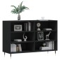vidaXL Aparador de madera contrachapada negro 103,5x35x70 cm vidaXL Aparador de madera contrachapada negro 103,5x35x70 cm