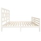 vidaXL Estructura de cama de madera maciza blanca 180x200 cm vidaXL Estructura de cama de madera maciza blanca 180x200 cm