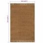 vidaXL Alfombra con borlas yute 160x230 cm vidaXL Alfombra con borlas yute 160x230 cm