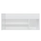 vidaXL Banco zapatero contrachapado blanco brillante 105x30x45 cm vidaXL Banco zapatero contrachapado blanco brillante 105x30x45 cm