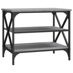 vidaXL Mueble de TV madera contrachapada gris Sonoma 60x40x50 cm