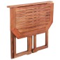 vidaXL Set mesa y sillas bistró de jardín 2 pzas madera maciza acacia vidaXL Set mesa y sillas bistró de jardín 2 pzas madera maciza acacia
