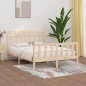 vidaXL Estructura de cama madera maciza de pino 150x200 cm vidaXL Estructura de cama madera maciza de pino 150x200 cm