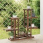 vidaXL Soporte para flores madera maciza abeto 95x25x96 cm vidaXL Soporte para flores madera maciza abeto 95x25x96 cm