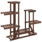 vidaXL Soporte para flores madera maciza abeto 95x25x96 cm vidaXL Soporte para flores madera maciza abeto 95x25x96 cm