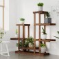 vidaXL Soporte para flores madera maciza abeto 95x25x96 cm vidaXL Soporte para flores madera maciza abeto 95x25x96 cm