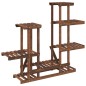 vidaXL Soporte para flores madera maciza abeto 95x25x96 cm vidaXL Soporte para flores madera maciza abeto 95x25x96 cm