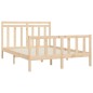 vidaXL Estructura de cama madera maciza de pino 150x200 cm vidaXL Estructura de cama madera maciza de pino 150x200 cm