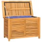 vidaXL Caja de almacenaje de jardín con bolsa teca maciza 90x50x58 cm vidaXL Caja de almacenaje de jardín con bolsa teca maciza 90x50x58 cm