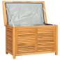 vidaXL Caja de almacenaje de jardín con bolsa teca maciza 90x50x58 cm vidaXL Caja de almacenaje de jardín con bolsa teca maciza 90x50x58 cm