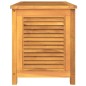 vidaXL Caja de almacenaje de jardín con bolsa teca maciza 90x50x58 cm vidaXL Caja de almacenaje de jardín con bolsa teca maciza 90x50x58 cm