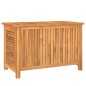 vidaXL Caja de almacenaje de jardín con bolsa teca maciza 90x50x58 cm vidaXL Caja de almacenaje de jardín con bolsa teca maciza 90x50x58 cm