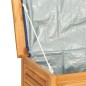vidaXL Caja de almacenaje de jardín con bolsa teca maciza 90x50x58 cm vidaXL Caja de almacenaje de jardín con bolsa teca maciza 90x50x58 cm