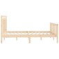 vidaXL Estructura de cama madera maciza de pino 150x200 cm vidaXL Estructura de cama madera maciza de pino 150x200 cm