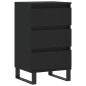 vidaXL Aparador madera de ingeniería negro 40x35x70 cm vidaXL Aparador madera de ingeniería negro 40x35x70 cm