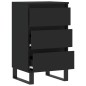 vidaXL Aparador madera de ingeniería negro 40x35x70 cm vidaXL Aparador madera de ingeniería negro 40x35x70 cm