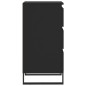 vidaXL Aparador madera de ingeniería negro 40x35x70 cm vidaXL Aparador madera de ingeniería negro 40x35x70 cm