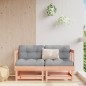 vidaXL Sofás esquineros con cojines 2 uds madera maciza abeto Douglas vidaXL Sofás esquineros con cojines 2 uds madera maciza abeto Douglas