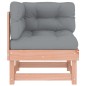 vidaXL Sofás esquineros con cojines 2 uds madera maciza abeto Douglas vidaXL Sofás esquineros con cojines 2 uds madera maciza abeto Douglas