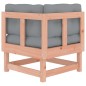 vidaXL Sofás esquineros con cojines 2 uds madera maciza abeto Douglas vidaXL Sofás esquineros con cojines 2 uds madera maciza abeto Douglas