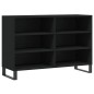vidaXL Aparador de madera contrachapada negro 103,5x35x70 cm vidaXL Aparador de madera contrachapada negro 103,5x35x70 cm