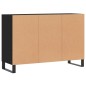 vidaXL Aparador de madera contrachapada negro 103,5x35x70 cm vidaXL Aparador de madera contrachapada negro 103,5x35x70 cm