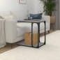 vidaXL Mesa auxiliar madera contrachapada gris Sonoma 50x35x52 cm vidaXL Mesa auxiliar madera contrachapada gris Sonoma 50x35x52 cm