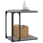 vidaXL Mesa auxiliar madera contrachapada gris Sonoma 50x35x52 cm vidaXL Mesa auxiliar madera contrachapada gris Sonoma 50x35x52 cm