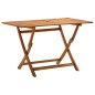 vidaXL Mesa plegable de jardín madera maciza de acacia 120x70x75 cm vidaXL Mesa plegable de jardín madera maciza de acacia 120x70x75 cm