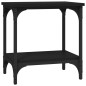 vidaXL Mesa auxiliar de madera contrachapada negro 40x30x42 cm vidaXL Mesa auxiliar de madera contrachapada negro 40x30x42 cm