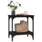 vidaXL Mesa auxiliar de madera contrachapada negro 40x30x42 cm vidaXL Mesa auxiliar de madera contrachapada negro 40x30x42 cm