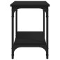vidaXL Mesa auxiliar de madera contrachapada negro 40x30x42 cm vidaXL Mesa auxiliar de madera contrachapada negro 40x30x42 cm